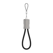 USB-C v Lightning polnilni in podatkovni kabel in obesek za ključe WIWU C040 - siv