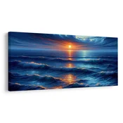 Slika dramatično nebo in morje - 120x60