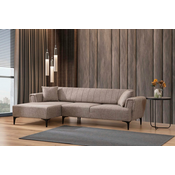 ATELIER DEL SOFA Ugaona garnitura Hamlet Left Light Brown