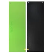 shumee Fitnes podloga HMS Premium MFK03 180x60x15 mm zeleno-črna debela protizdrsna z luknjami