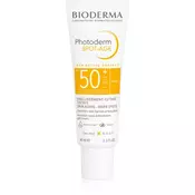 Bioderma Photoderm Spot-Age gel-krema za sončenje za obraz proti pigmentnim madežem SPF 50+ 40 ml