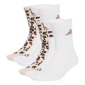 ADIDAS PERFORMANCE Športne nogavice Leo Graphic 3 Pair Pack ecru / kaki / črna / bela