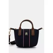 Ručna torbica Tommy Hilfiger Popette Micro Tote Corp Dark Blue Indigo Universal