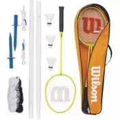 Wilson badminton set, 4 loparji + mreža