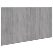 Vidaxl Posteljno vzglavje sivo sonoma 160x1,5x80 cm konstruiran les