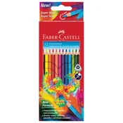 BOJE DRVENE  12BOJA TROKUTASTE FABER-CASTELL 116512 BLISTER