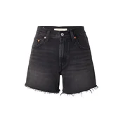 LEVIS  Kavbojke RIBCAGE črn denim