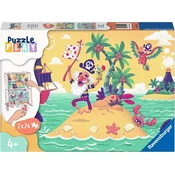 Ravensburger Puzzle&Play: Piratska pustolovščina 2x24 kosov