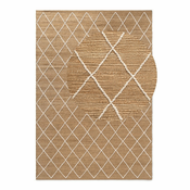 Ročno tkana preproga iz jute v naravni barvi 160x230 cm Kunu – Hanse Home