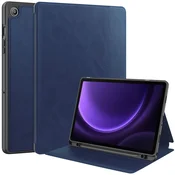 GS Ovitek za Samsung Galaxy Tab S10 Lite/S10 FE/S9 FE, reža za vizitke in pisalo, moder