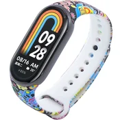 GS Silikonski pašček za Xiaomi Smart Band 10/9/8, pisani vzorci