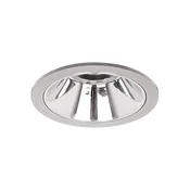 BRUMBERG Apollo Mini, gladek reflektor, okrogel, 3.500 K, srebrn - Študija/pisarna - Sodobni - srebro - Aluminij