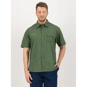 deproc Srajca Outdoorhemd Copper Herren Kurzarmhemd kariert große Größen limeta