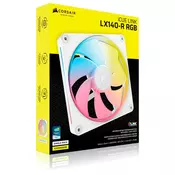 Ventilator za računalniško ohišje CRI – iCUE LINK LX140-R RGB, 14 cm, bel