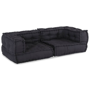 Modularna sofa s 2 sjedišta Antracit 140x70x36 Tkanina