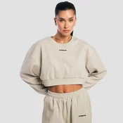 GymBeam Ženski kratki pulover Aura Grey
