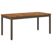 vidaXL Klubska miza Naravna in kava 50 x 100,5 x 45 cm