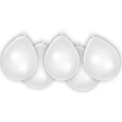 Beli lateks baloni, set 8 kosov