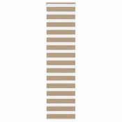 Zebra zavjesa Pješcano smeda 55x230 cm Širina tkanine 50,9 cm Poliester