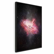 Slika - Lonely Galaxy (1 Part) Vertical 80x120 U crnom drvenom okviru