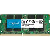 CRUCIAL SODIMM 4GB DDR4, 2666 MHz, CL19, CT4G4SFS8266