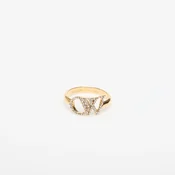 Prstan Off-White Ow Ring With Strass Gold/ Silver 54