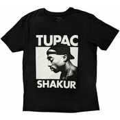 2Pac Majica Eyes Closed Unisex Black 2XL
