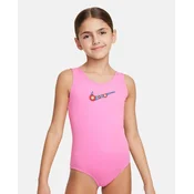 Nike Kupaći kostim za devojčice U-back One Piece NESSE724-652, Roze