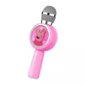 OTL Brezžični karaoke mikrofon OTL POPSING LED LIGHT UP PEPPA PIG, (5000142596)