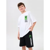 Sinsay - Sportske kratke pantalone Minecraft - crno