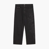 Cropp - Baggy farmerke ispranog izgleda - CRNO