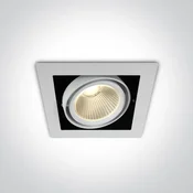 VGRADNA LED SVETILKA/30W/3000K/2700lm/38°/230V BELA DM51130/W/W