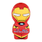Marvel Avengers Iron Man 2in1 Shower Gel & Shampoo 2D gel za tuširanje 400 ml za djecu