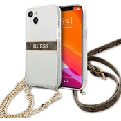 Guess Guess 4G Gold Stripe Crossbody - Ohišje za iPhone 13 mini