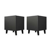 Set od 2 nocna stocica VAMOS 52x45 cm, antracit