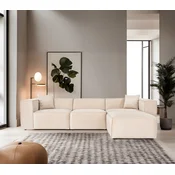 Atelier del Sofa Ugaona garnitura Lora 193x65x303cm Krem