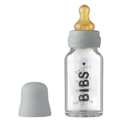 BIBS Baby Glass Bottle 110 ml steklenička za dojenčke Cloud 110 ml