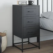 Vidaxl vidaXL Nočna omarica antracit 36x39x78 cm jeklo
