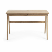 Pisalna miza Kave Home Jakes Natural, 120 x 65 cm