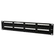 GEMBIRD (NPP-C648CM-001) 48 porta patch panel sa zadnjim upravljanjem kablovima Cate