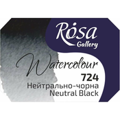 Rosa 343724 Akvarelne barve 724 Neutral Black 2,5 ml 1 kos