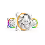 be quiet! Light Wings ARGB PWM Fan, Triple Pack - 120mm, white