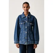 HUGO prehodna jakna ženska denim HUGO ICON_3