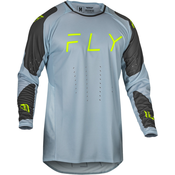 Motokrosový dres FLY Racing Evolution DST 2024 šedo-černo-fluo zelený