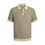 Jack & Jones Plus Pulover JPRBLUKINGSLEY  kaki / oliva