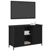 Set TV komoda Crni hrast 101 x 35 x 65 cm Konstruirano drvo