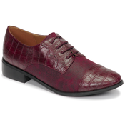 Moony Mood Čevlji Derby NOULESSE Bordo