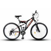 Olpran 27.5 DENVER FULL DISC FULL SUSPENSION brdski bicikl, crno-crveni