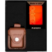 shumee Darilni set vžigalnikov ZIPPO RDEČ METALNI LASERSKI LOGO št. 2