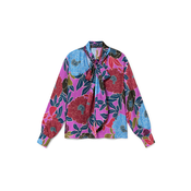 Lola Casademunt Bluza svetlo modra/temno modra/lila/bordo